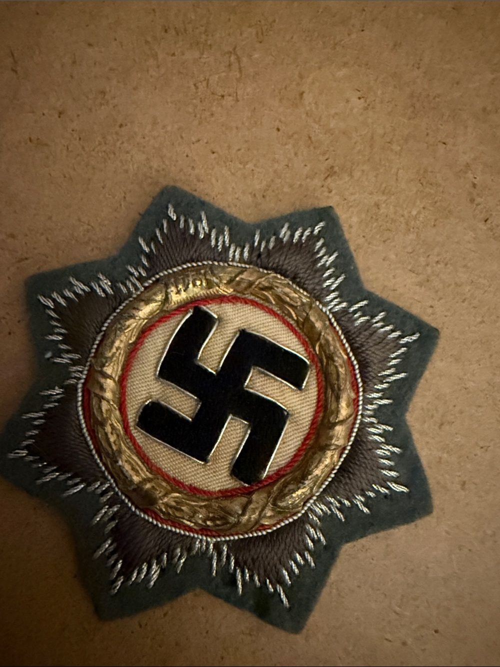 German Cross In Gold Cloth Version - Picture 4 of 6